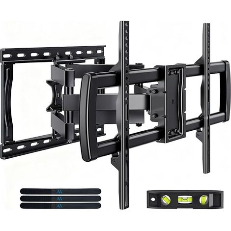 Full Motion TV Wall Mount for Most 32-34 inch TVs, TV Stand with Two Articulating Arms, Tilt/Rotating/Extending/Levelling, Fits 8.3 Nails (1/5)