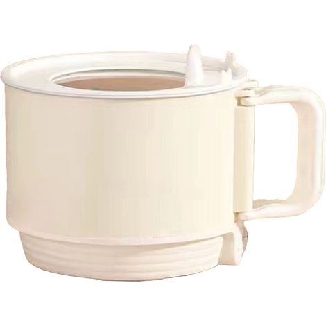 Poêle électrique rapide chauffe-mini cuiseur poignée pliable pour cuisine maison beige prise US 110V (1/5)