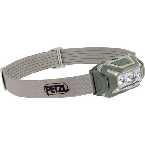 PETZL ARIA 2 RGB, LAMPE FRONTALE COMPACTE, DURABLE, ÉTANCHE AVEC MODES BLANC, ROUGE, VERT ET BLEU, 450 LUMENS, DÉSERT