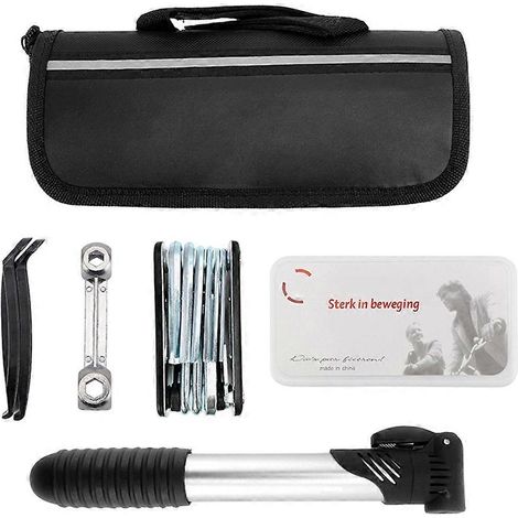 Kit de réparation d'urgence pour pneus crevés, ensemble de pièces pour vélos et motos (1/5)