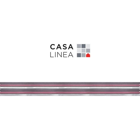 LISTEL LIGNE VIOLETTE 1 PIÈCE 5,6 x 60 x 0,8 CM CASA LINEA