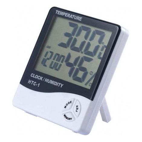 Mobilier d'intérieur Horloge Humidimètre numérique thermomètre intérieur LCD hygromètre température réveil , HTC-1 LangRay (1/5)