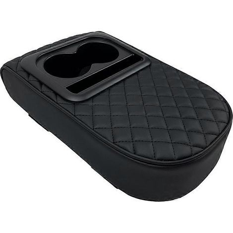 Coussin d'accoudoir pour console centrale automobile, avec porte-gobelet et porte-téléphone (1/5)