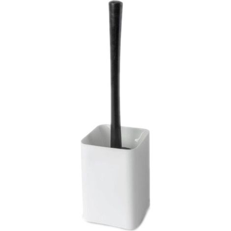 Blue Canyon Spectrum toilet brush and holder, one size, white. - AquaForge
