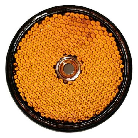 Catadioptre - dtail : a fixer Ø 60 orange