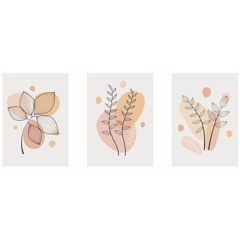Set di poster - stile boho astratto PLN009 (1/5)