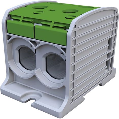 Conector de carril roscado SIMBLOCK STB 185-2 - Al/Cu, 87820, verde (1/3)