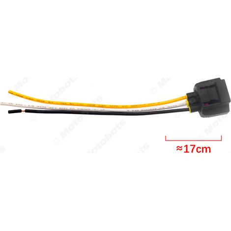 Car headlight adapter cable, 3-pin turn signal connector cable, headlight and turn signal adapter cable extension. (1/4)