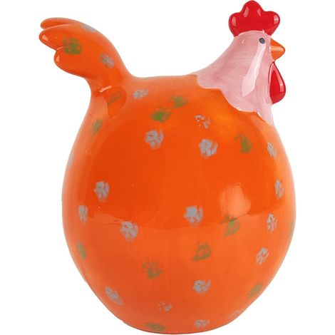 Porzellan-Hühnerfigur für Bohème-Dekoration, ideal für Zuhause und Büro, originelles Geschenk