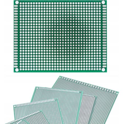 Doppelseitige Universal-Prototyp-Leiterplatte 70 x 90 mm (grün)