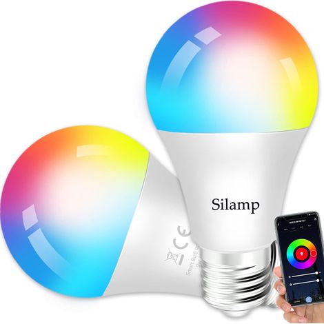 Lampadina WiFi Intelligente LED Smart Multicolor E27 9W Compatibile Alexa Google (1/5)