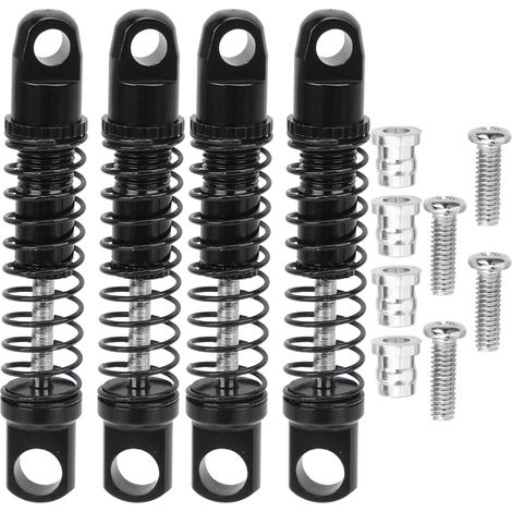 Amortisseur métallique à ressort pour RC Car Suzuki Jimny 1/16, pièce de rechange Xiaomi, noir (1/5)
