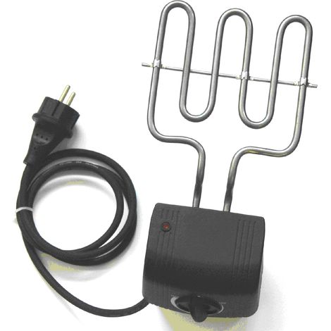 Peetz Regulierbare Elektroheizung für Räucheröfen, 1000 Watt (für Modelle 140, 150, 260, 340, 410)