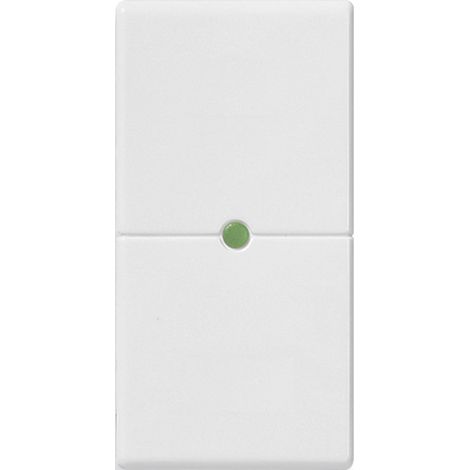 VIMAR - R14531.S Tasto 1M neutro puls. basculanti bianco