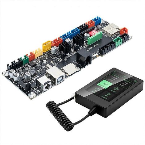 Carte mère ESP32 PRO, contrôleur GRBL, compatible Wi-Fi et Bluetooth, écran DLC32 pour graveur laser CNC 3,5 pouces (1/5)
