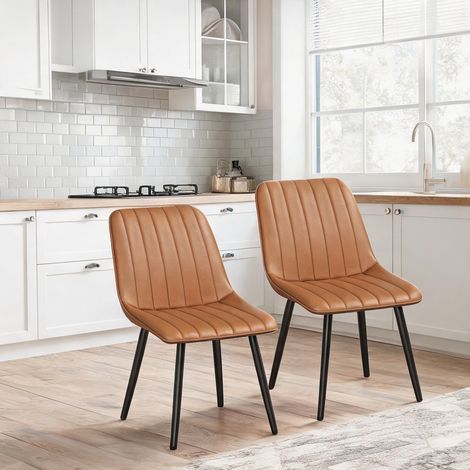 Chaise de salle à manger marron 61 x 51 x 78 cm (1/5)