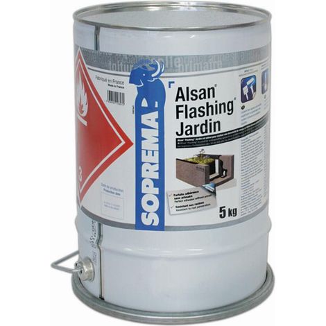 Resina sigillante Alsan Flashing Jardin SOPREMA - tanica 5kg - 00033992 (1/2)