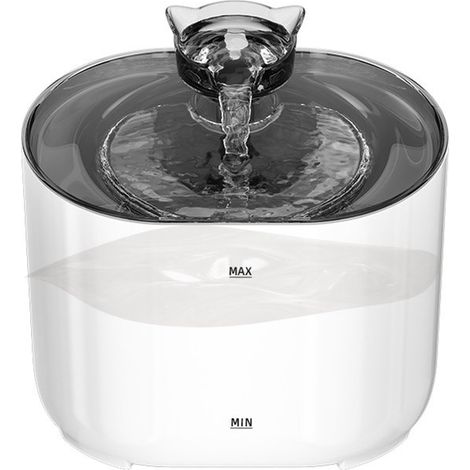 Katzentrinkbrunnen – 2,2 Liter – Weiß (1/2)