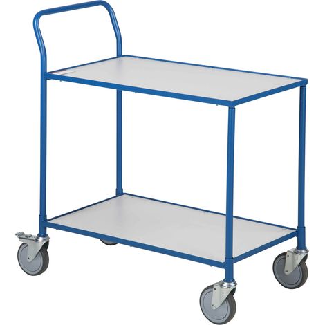 Schefer Tischwagen TW mit Schiebegriff und 2 Etagen Tragkraft 150kg