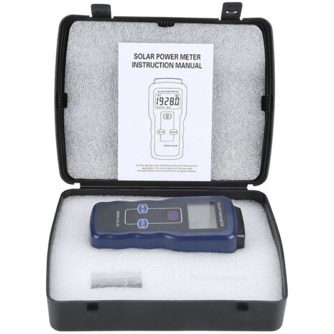 Montage d'énergie solaire, W / m² / BTU Energy Tester Radiation for Meteorology Mesurement (1/5)