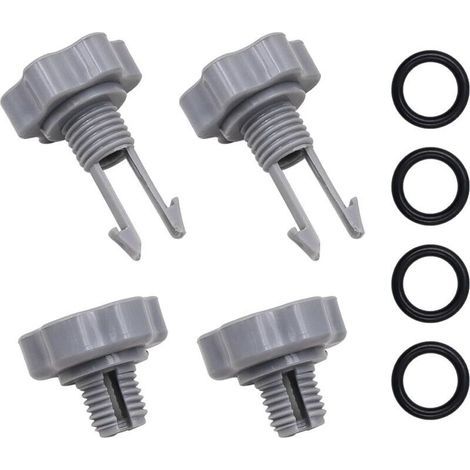 Kit di guarnizioni di ricambio per pompa di filtrazione 25004/2500, compatibile con i pezzi di ricambio per pompa di filtrazione piscina Intex (confezione da 4) (1/4)