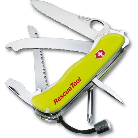 Victorinox RescueTool One Hand amarillo fluorescente 111 mm