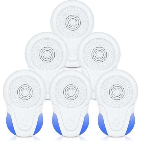 SABIR Répulsif antiparasitaire à ultrasons, prise antiparasitaire électronique, répulsif contre les rongeurs d'intérieur, pour insectes, souris, cafards et autres luttes antiparasitaires intérieures, (1/4)
