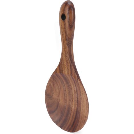 Spatule à riz, cuillère de service en bois, ustensile de cuisine, accessoire de cuisine (1/5)