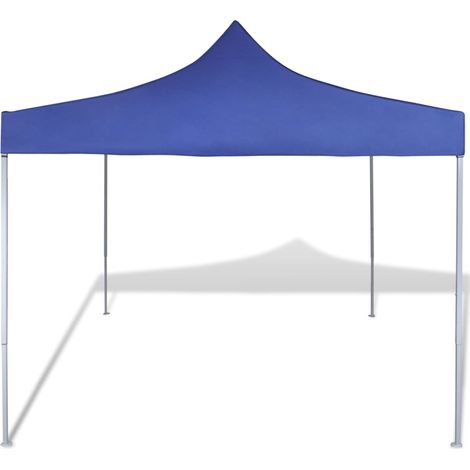 Tente de réception pliable, Pavillon, Pergola, Tente de jardin, Bleu 3 x 3 m OIB7957E (1/5)