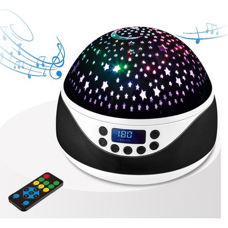 Projecteur Ciel Etoile Planetarium Projecteur, Projecteur Galaxie avec 13 Disques de Film, Veilleuse Projecteur Réglage de Rotation à 360°pour Chambre Plafond Cadeaux Enfants Adultes (1/2)