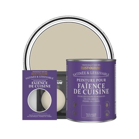 Peinture pour Faïence de Cuisine, Finition Satinée - Sauge Argentée (1/3)