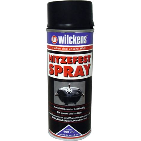 Peinture noire Vernis noir résistant à la chaleur nopolux wilckens granite 400 ml en spray
