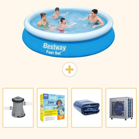 Bestway Bestway Fast Set Ronde - 366x76 cm - 5-pièces  S331 (1/5)