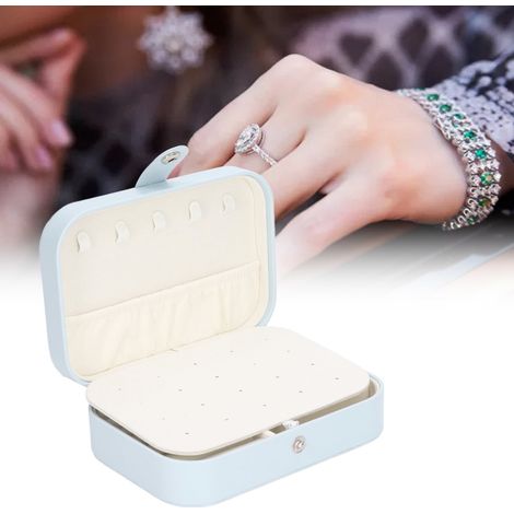 Schmuckkästchen für Ringe und Ohrringe, multifunktionale Aufbewahrungsbox für Ohrringe und Ringe. (1/5)