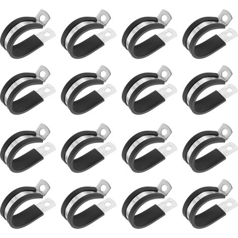 16 Pack Pince de câble de 1-1/8 pouce Pince métallique isolée (1/5)
