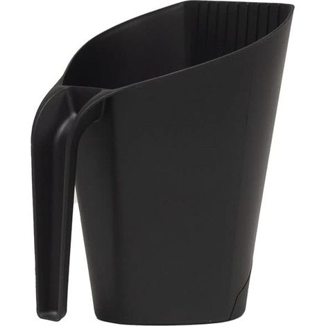 Pelle à Granulés XL 2,4 litres - pour 1,5 kg de Pellets - Noir, 19,3 x 16,5 x 21,9 cm (1/5)