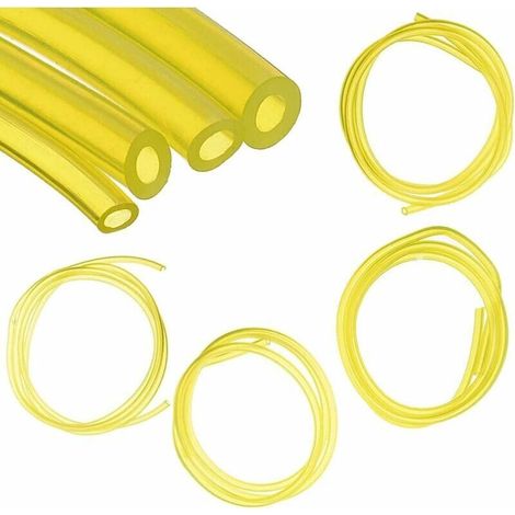Tuyau Carburant - Polyuréthane - Compatible Ethanol 10% - Pour Tronçonneuse Souffleur Désherbeur - 4 Tailles 3x6mm 3x5mm 2,5x5mm 2x3,5mm - 1,5 Mètre Chacun - Lot de 4 (1/5)