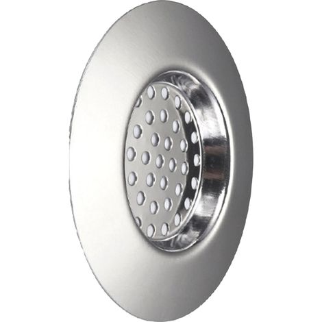 Crépine de vidange de lavabo en acier inoxydable, panier filtrant pour baignoire et douche, récupérateur de cheveux pour cuisine, buanderie et sol. (1/5)