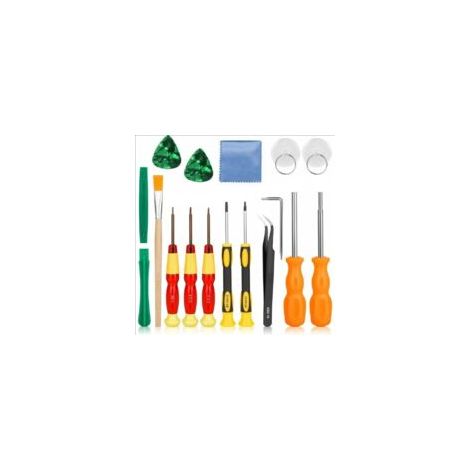 17-in-1 Professionelles Komplettset mit Sicherheitsschraubendreherbits für Nintendo Switch/Joycon, New 3DS und Nintendo - Crezuo