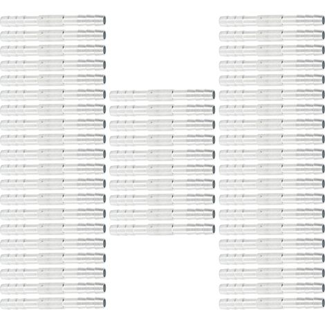 50 raccords cannelés pour tuyaux de climatisation, connecteurs cannelés universels en aluminium haute résistance pour tuyaux de réfrigérant, 3/8 pouce (1/5)