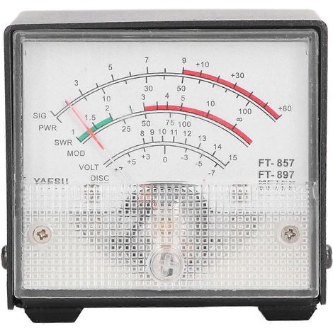 SWR-Testmeter mit Zeigeranzeige und Stehwellenverhältnis-Messgerät für Yaesu FT857 und FT897