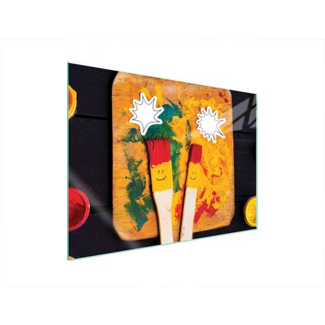 PLACA PROTECTORA DE VIDRIO PARA ESTUFA 70x52 SMILE (1/5)