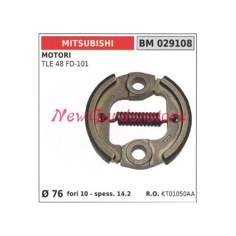 Embrague completo MITSUBISHI motor desbrozadora TLE 48 FD-101 Ø 76 029108
