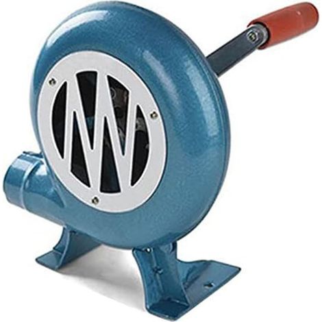 Souffleur de 80 W - Ventilateur manuel à engrenages pour maïs soufflé, activateur de feu pour le camping et le barbecue, allume-charbon pour barbecue. (1/4)