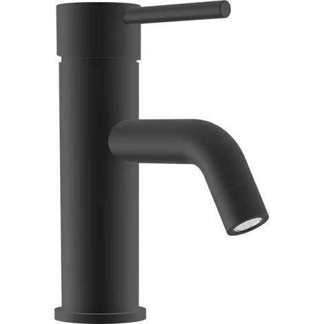 Miscelatore lavabo senza scarico nero opaco Ava (1/4)