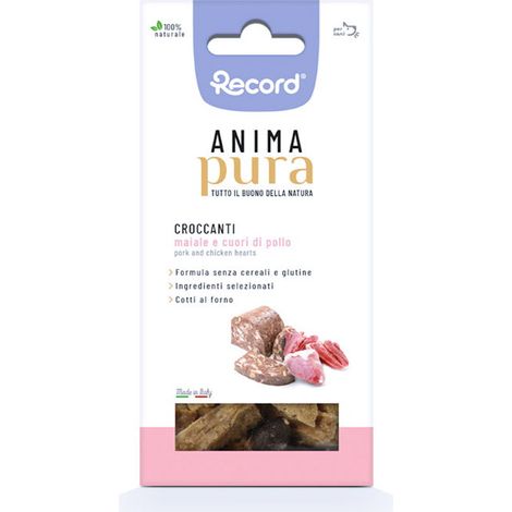 Anima Pura Crunchy Schweine- und Hühnerherzen für Hunde 75 g (1/2)