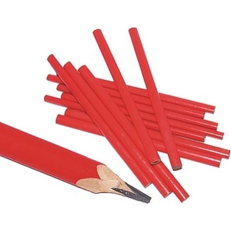 12 crayons de menuisier charpentier