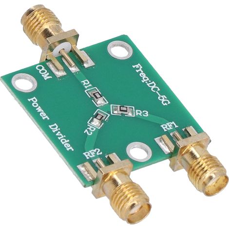 Module diviseur de puissance à résistance RF, carte de répartition à 2 voies, distributeur CC-5 GHz, 6 dB, 0,5 W