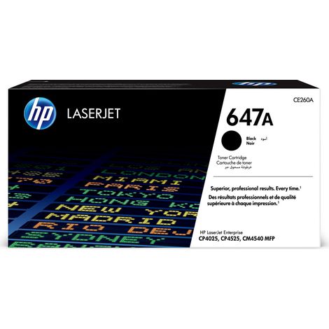 HP 647A Black Original LaserJet Toner Cartridge Cartouche de toner 1 pièce(s) (1/4)