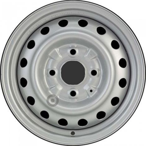 Jante tôle 14 pouces - 4 Trous - 5,5x14 4x114,3 ET45 AL66 argent